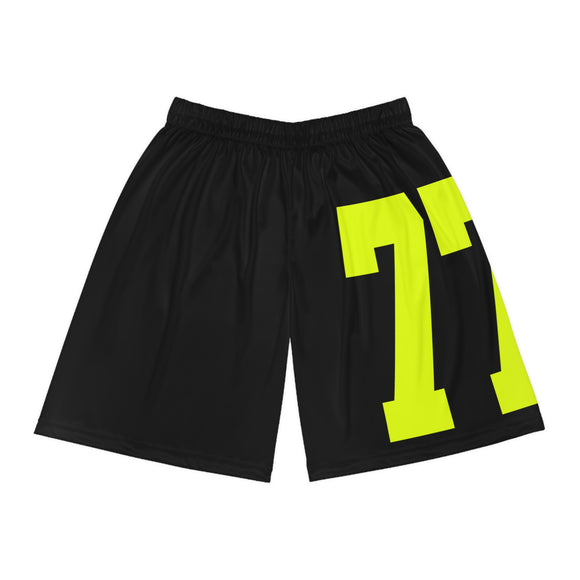 Yori sport 77 Basketball Shorts (black/green)