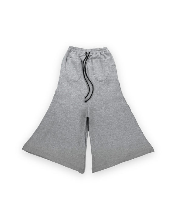 wide grey sweatpant